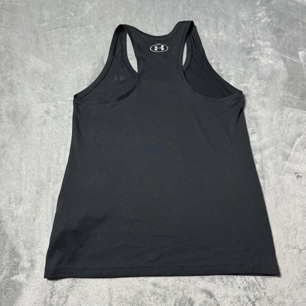 Under Armour Tank Top Shirt Small Adult‎ Black Fitted Heatgear Womens Athletic - Picture 6 of 9